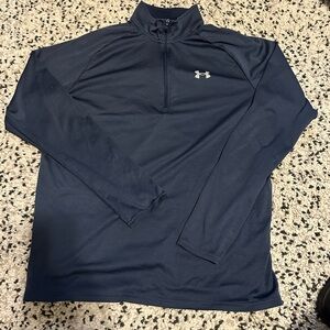 Under Armour lightweight navy quarter zip